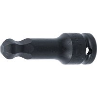 BGS Kraft-Bit-Einsatz 5488-14, Länge 75 mm, Antrieb Innenvierkant 12,5 mm (1/2"), Innensechskant mit Kugelkopf 14 mm von BGS TECHNIC