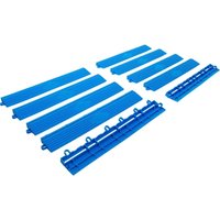 Kunststoff-Fliesen-Randelement-Satz Klick-System 400 x 55 x 15 mm 10-tlg. von BGS TECHNIC