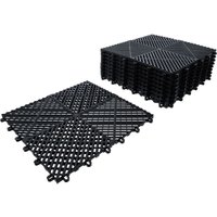 Kunststoff-Fliesen-Satz Klick-System 400 x 400 x 18 mm 10-tlg. von BGS TECHNIC