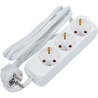 Steckdosenleiste 3-fach Zuleitung 1,4 m 3 x 1,5 mm² ip 20 von BGS TECHNIC