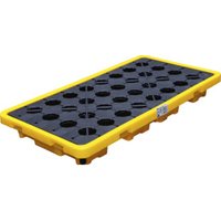 BGS Öl-Auffangwanne mit Gitterrost für 2 x 200 l Fässer von BGS TECHNIC