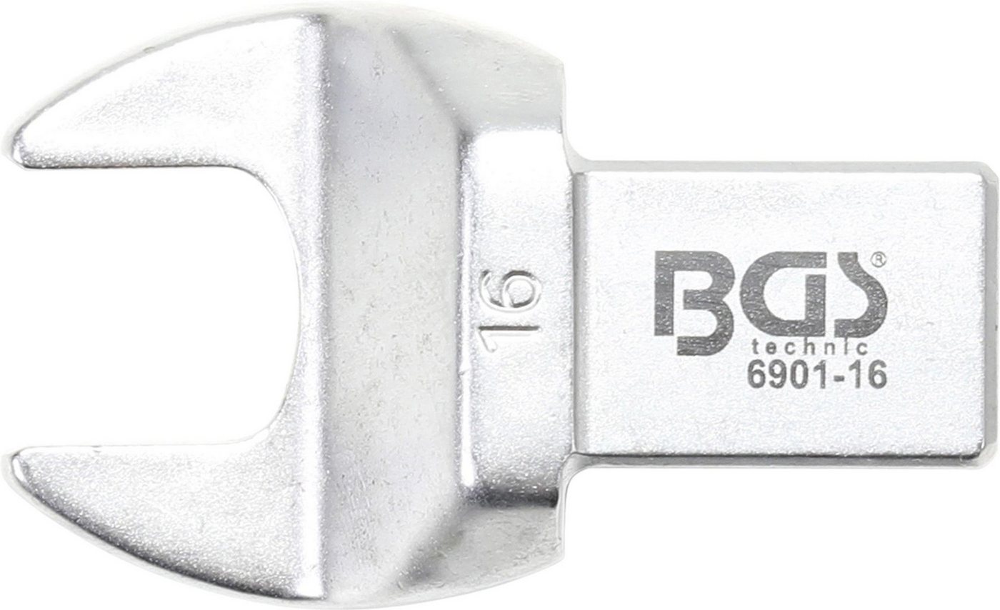 BGS technic Ausstechform Einsteck-Maulschlüssel, 16 mm, Aufnahme 14 x 18 mm von BGS technic