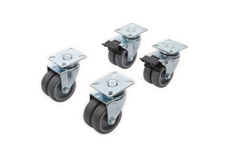 BGS technic Doppelrolle BGS TECHNIC Doppellenkrollen Satz Kugelgelagert 81940 Ø 75 mm, 4 tlg. BGS technic Doppelrolle BGS TECHNIC Doppellenkrollen Satz Kugelgelagert 81940 Ø 75 mm, 4 tlg. von BGS technic
