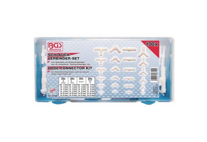 BGS technic Schlauch BGS TECHNIC Schlauch-Verbinder-Sortiment 100tlg. von BGS technic