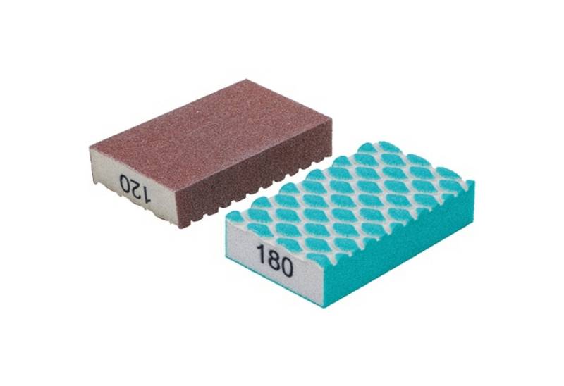 BGS technic Schleifschwamm BGS TECHNIC Schleifschwamm-Satz, 80812, K120/K180, 2-teilig von BGS technic