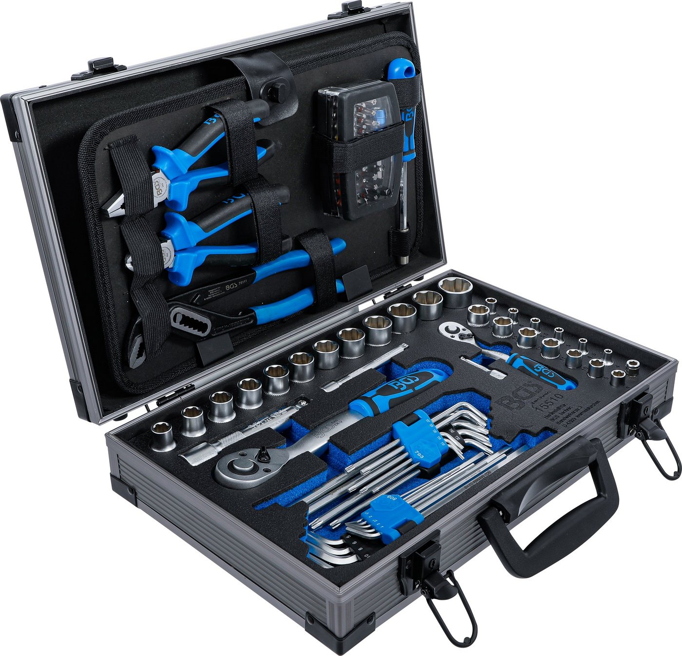 BGS technic Werkzeugset Univers.-Werkzeugkoffer. 85 Tools für anspruchsvolle Hand-u.Heimwerker, (1-St) von BGS technic