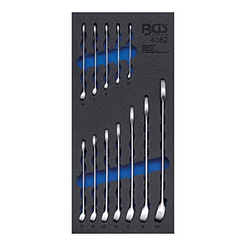 BGS 4082 | Werkstattwageneinlage 1/3: Maul-Ringschlüssel-Satz | 12-tlg. | SW 6 - 22 mm | Gabelringschlüssel BGS 4082 | Werkstattwageneinlage 1/3: Maul-Ringschlüssel-Satz | 12-tlg. | SW 6 - 22 mm | Gabelringschlüssel von BGS
