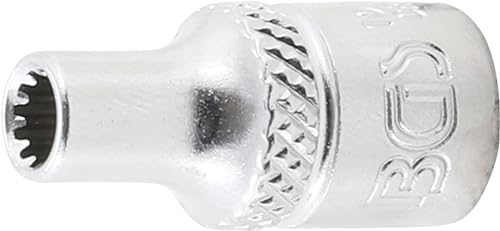 BGS 10104 | Steckschlüssel-Einsatz Gear Lock | 6,3 mm (1/4") | SW 4 mm von BGS