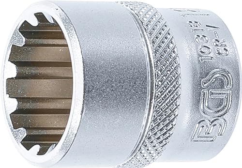 BGS 10318 | Steckschlüssel-Einsatz Gear Lock | 10 mm (3/8") | SW 18 mm von BGS