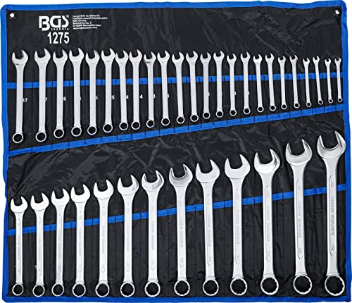 BGS 1275 | Maul-Ringschlüssel-Satz | SW 6 - 32 mm | 37-tlg. BGS 1275 | Maul-Ringschlüssel-Satz | SW 6 - 32 mm | 37-tlg. von BGS