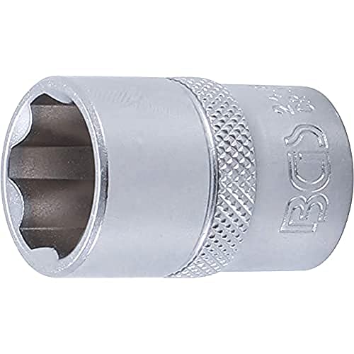 BGS 2418 | Steckschlüssel-Einsatz Super Lock | 12,5 mm (1/2") | SW 18 mm | Wellenprofil | CV-Stahl von BGS