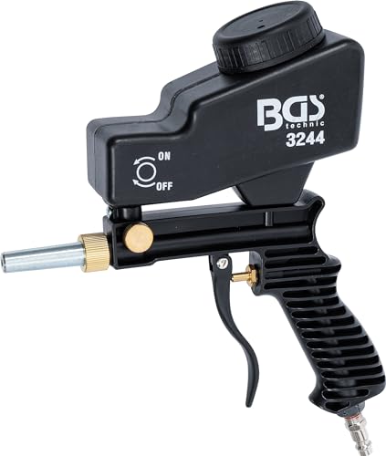 BGS 3244 | Druckluft-Sandstrahlpistole | 5 mm Stahlspitze | ABS-Gehäuse von BGS