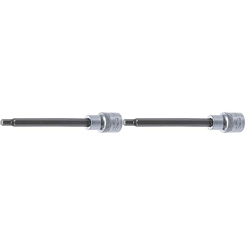 BGS 4271 | Bit-Einsatz | Länge 140 mm | 12,5 mm (1/2") | Innensechskant 6 mm (Packung mit 2) von BGS