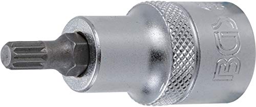 BGS 4351 | Bit-Einsatz | 12,5 mm (1/2") | Innenvielzahn (für XZN) M6 von BGS