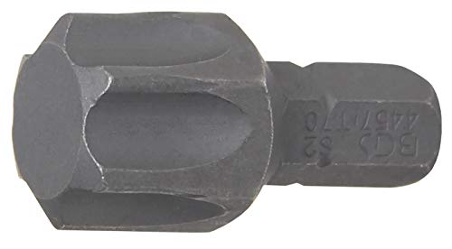 BGS 4457 | Bit | Länge 30 mm | Antrieb Außensechskant 8 mm (5/16") | T-Profil (für Torx) T70 von BGS
