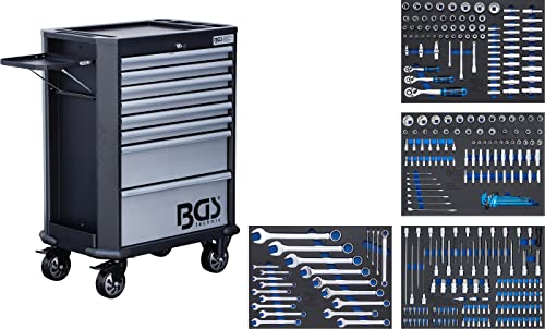 BGS 5051 | Werkstattwagen | 8 Schubladen | mit 296 Werkzeugen von BGS