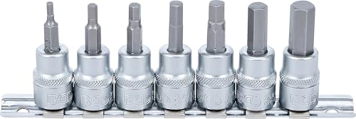 BGS 5107 | Bit-Einsatz-Satz | 7-tlg. | 10 mm (3/8") | Innensechskant 3 - 10 mm | CV-Stahl 10871614;BGS Diy 67801 | Magnet-Haftschale | Edelstahl | Ø 100 mm 10871615;BGS 173 | Kraft-Steckschlüssel-Adap von BGS