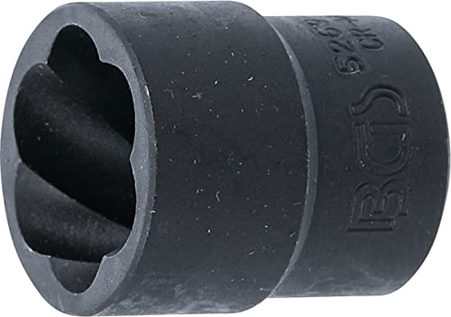 BGS 5269-21 | Spiral-Profil-Steckschlüssel-Einsatz / Schraubenausdreher | 12,5 mm (1/2") | SW 21 mm von BGS