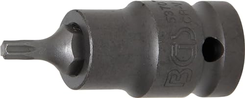 BGS 5370 | Kraft-Bit-Einsatz | Länge 55 mm | 12,5 mm (1/2") | T-Profil (für Torx) T25 von BGS