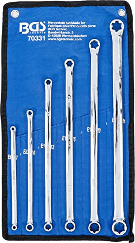 BGS Doppel-Ringschlüssel-Satz mit E-Profil-Ringköpfen - extra lang 70331 BGS Doppel-Ringschlüssel-Satz mit E-Profil-Ringköpfen - extra lang 70331 von BGS