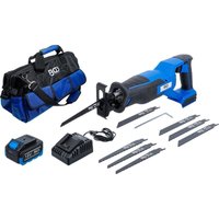 Akku-Säbelsägen-Satz bürstenlos 18 V mit Akku und Schnell-Ladegerät von BGS