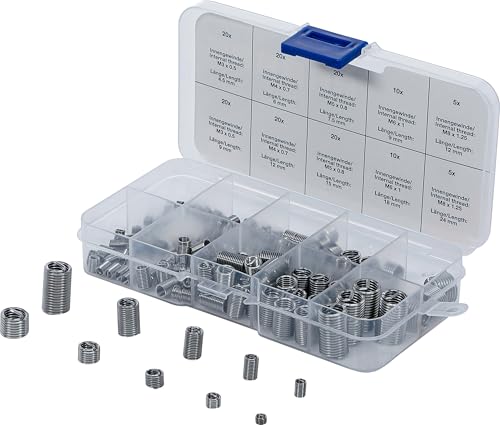 BGS 74506 | Gewinde-Reparatureinsatz-Sortiment | Edelstahl | 150-tlg. von BGS