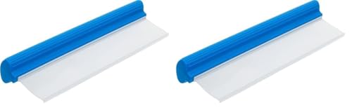 BGS 8855 | Silikon-Wasserabzieher | 300 mm | flexibler Abzieher für Bad, Autowäsche, Fenster etc. (Packung mit 2) von BGS