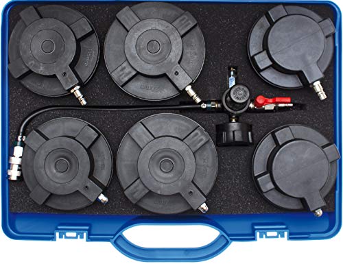 BGS 8959 | Turbolader-Ladeluft-System-Prüfkoffer-Satz | für Lkw | 7-tlg. von BGS