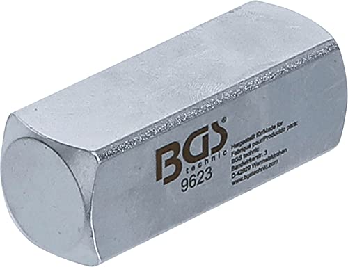 BGS 9623 | Antriebsvierkant | Außenvierkant 20 mm (3/4") | für Art. 9622 | Verbindungsvierkant | Durchsteckvierkant von BGS
