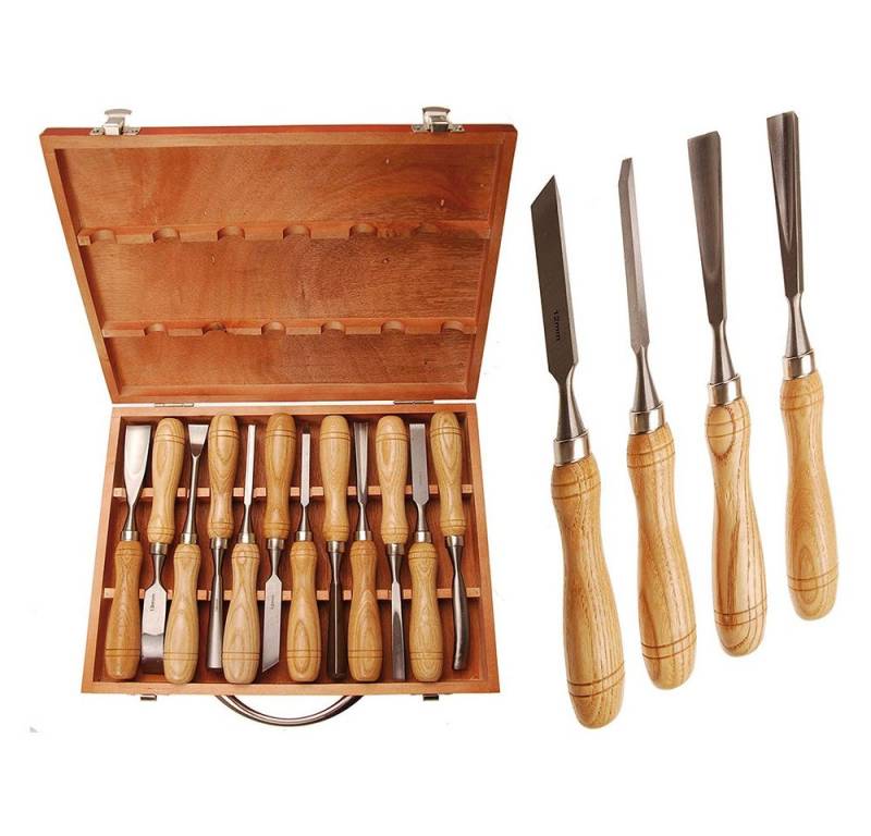 BGS Cuttermesser Schnitzwerkzeug-Satz, 12-teilig von BGS