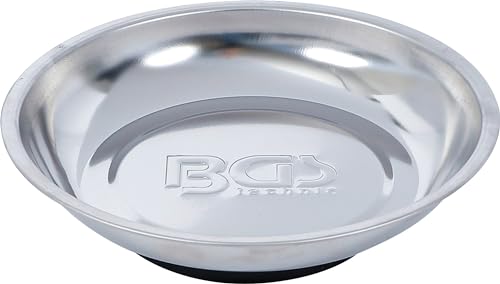 BGS 1150 | Magnet-Haftschale | Edelstahl | Ø 150 mm | Magnet-Schale, -Teller, -Ablage | Haftschale | magnetische Schraubenschale von BGS