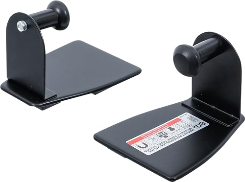 BGS 67159 | Magnet-Papierrollen-Halter | 2-tlg. | schwarz | Küchenrollenhalter von BGS