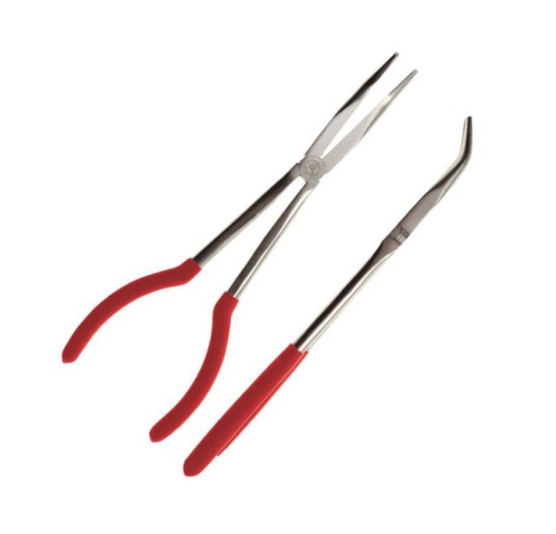 BGS Rohrzange Telefonzange 280 mm - gebogen 45° (extra lang) von BGS