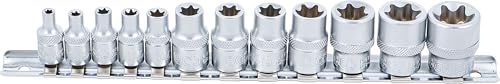 BGS 2038 | Steckschlüssel-Einsatz-Satz E-Profil| 12-tlg. | 6,3 mm (1/4") / 10 mm (3/8") | SW E4 - E20 | CV-Stahl BGS 2038 | Steckschlüssel-Einsatz-Satz E-Profil| 12-tlg. | 6,3 mm (1/4") / 10 mm (3/8") | SW E4 - E20 | CV-Stahl von BGS