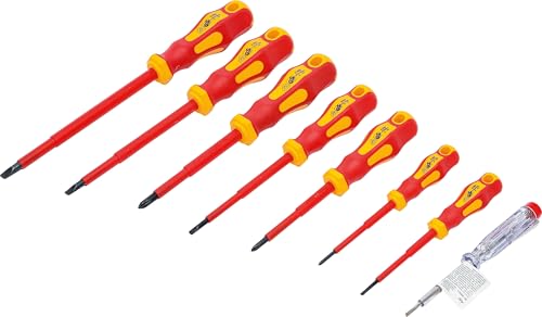 BGS 35838 | VDE-Schraubendreher-Satz | 8-tlg. | Schlitz / Kreuzschlitz PH / Spannungsprüfer | DIN EN 60900 | Schraubenzieher BGS 35838 | VDE-Schraubendreher-Satz | 8-tlg. | Schlitz / Kreuzschlitz PH / Spannungsprüfer | DIN EN 60900 | Schraubenzieher von BGS
