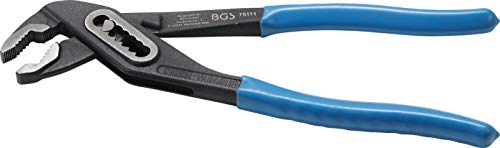 BGS 75111 | Wasserpumpenzange | mit Durchsteckgewerbe | 240 mm | rutschhemmend | Klemmschutz | Rohrzange / Pumpenzange von BGS
