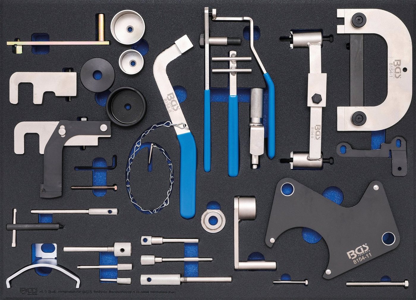 BGS Werkzeugset Werkstattwageneinlage 3/3: Motor-Einstellwerkzeug, für Renault, Nissan, Opel, Volvo von BGS