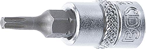 BGS 2591 | Bit-Einsatz | Länge 38 mm | 6,3 mm (1/4") | T-Profil (für Torx) T15 | CV-Stahl von BGS