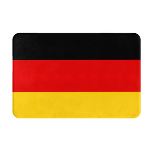 Ultradünne Fußmatte mit deutscher Flagge, perfekt für Haustür, Hintertür, Terrasse und Eingangsbereich von BGSHJVF