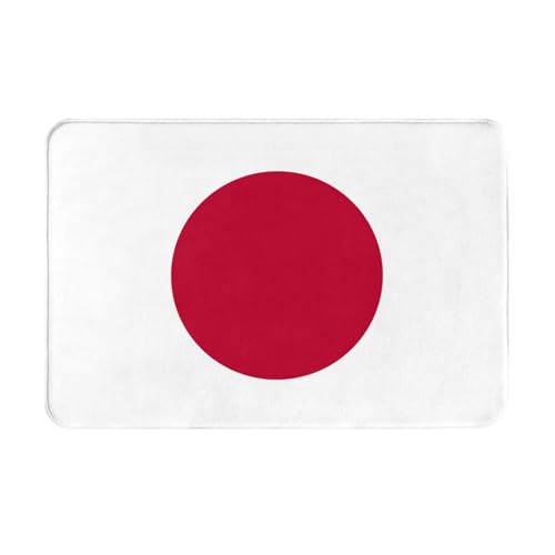 Ultradünne Fußmatte mit japanischer Flagge, perfekt für Haustür, Hintertür, Terrasse und Eingangsbereich von BGSHJVF