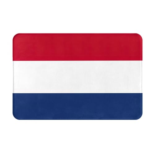 Ultradünne Fußmatte mit niederländischer Flagge, perfekt für Haustür, Hintertür, Terrasse und Eingangsbereich von BGSHJVF