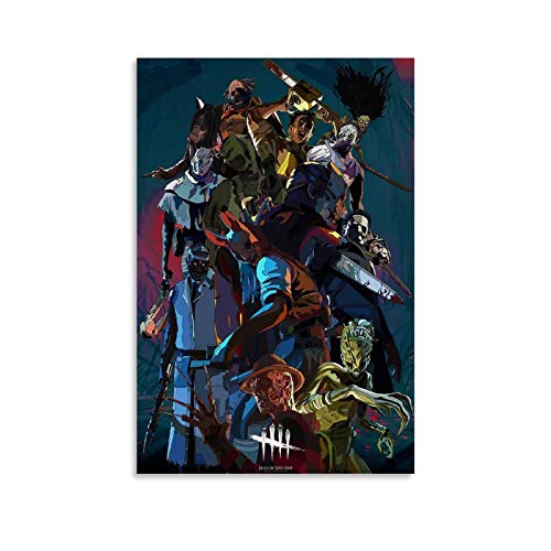 BGTS Dead by Daylight Leinwand Kunst Poster und Wandkunst Bilddruck Moderne Familienzimmer Dekor Poster 08x12inch(20x30cm) von BGTS