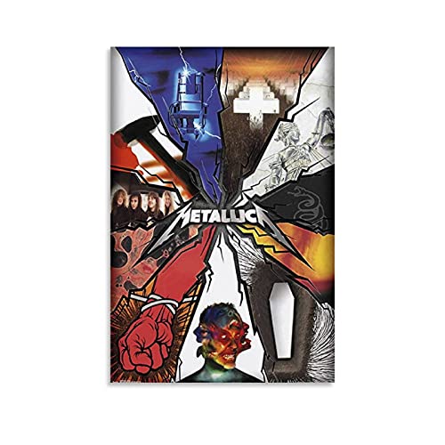 BGTS Metallica Album Covers Leinwand Kunst Poster und Wandkunst Bilddruck Moderne Familienzimmer Dekor Poster 16x24inch(40x60cm) von BGTS