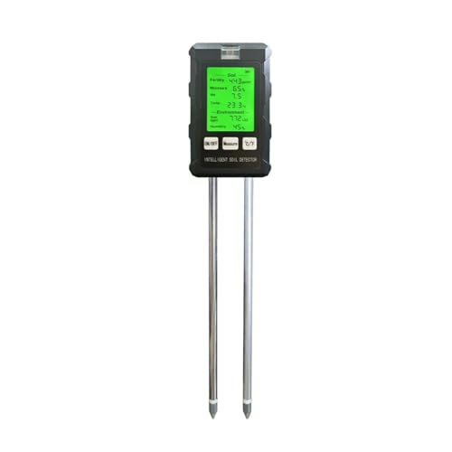 BGTSF Boden-pH-Tester Feuchtigkeit Sonnenlicht PH-Meter Temperatur Luftfeuchtigkeit Bodenfruchtbarkeit Feuchtetester Bodenfeuchtesensor für Garten, Rasen, Landwirtschaft und Zimmer-/Freilandpflanzen von BGTSF