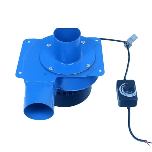 BGTSF Mini Leistungsstarker 12v DC Elektro-Luftgebläse-Ventilator 20w Hochtemperaturbeständiger bürstenloser Motor 50mm Rohr(Stepless controllor) von BGTSF