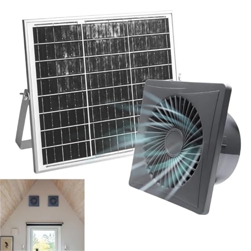 BGTSF Solar-Abluftventilator mit langem Kabel, Solar-Lüftungssystem for effiziente Kühlung in Tierhäusern und Gewächshäusern Einfache Installation und Nutzung in Allen Vier Ja BGTSF Solar-Abluftventilator mit langem Kabel, Solar-Lüftungssystem for effiziente Kühlung in Tierhäusern und Gewächshäusern Einfache Installation und Nutzung in Allen Vier Ja von BGTSF