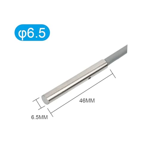 BGTSF Treppenlicht-Controller-Kit, IP68 Wasserdicht NPN PNP NO NC Induktive Metall M3/M4/M5/M6 Proximity Schalter Drei Draht Induktive Sensor Mit 2m Kabel(O6.5,NPN NO) von BGTSF