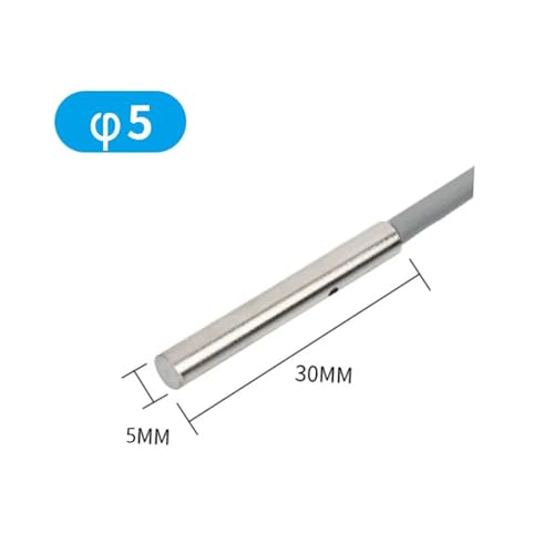 BGTSF Treppenlicht-Controller-Kit, M3/M4/M5/M6 Proximity Schalter Drei Draht Induktive Sensor Mit 2m Kabel IP68 Wasserdicht NPN PNP NO NC Induktive Metall(O5,NPN NO) von BGTSF