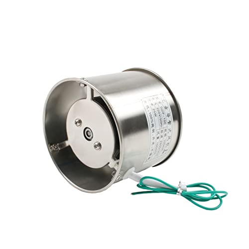 BGTSF Turbinengebläse 4-Zoll-Rohr-Edelstahl-Abluftventilator Tragbarer Luftbeweger Hochtemperatur-Kühlventilator(No cover) von BGTSF