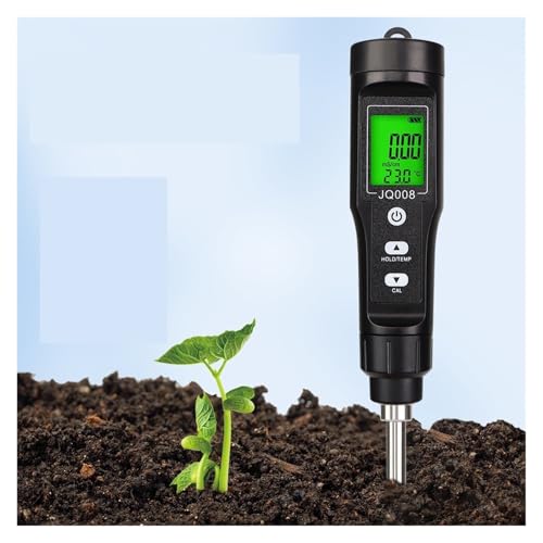 Boden-pH-Tester Boden-pH-Meter-Tester EC-Meter for Bodenfeuchtigkeit Luftfeuchtigkeit Gartentemperatur Bodensensor Messgerät Optional für Garten, Rasen, Landwirtschaft und Zimmer-/Freilandpflanzen von BGTSF